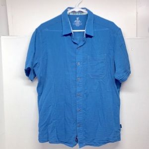 KUHL Born In The Mountain, Casual Button Down Men Shirt Size Large